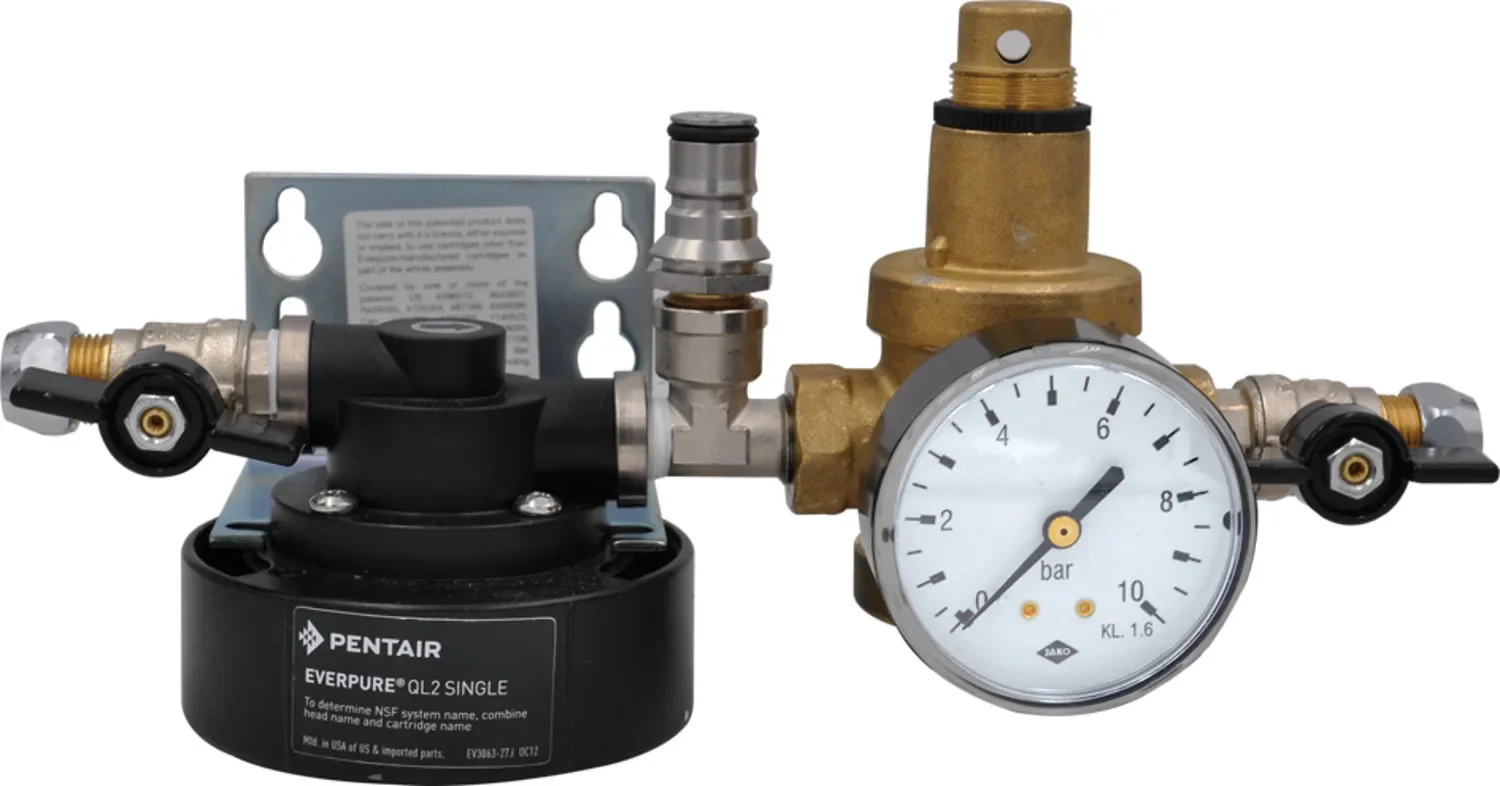 "Wasserfiltersystem, Filteranlage, Filterkopf - QL3 mit Druckminderer image"