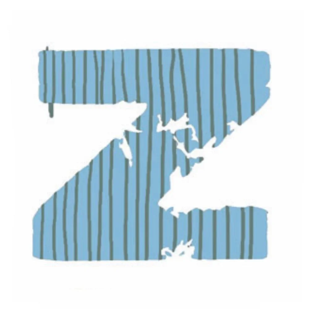 "Lilipinso Sticker blau Buchstabe z image"