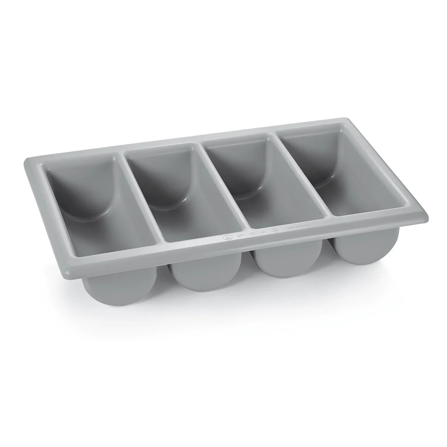 Cutlery tray, cutlery insert, cutlery box - (53 x 32,5 x 10cm): 4 compartments, stack