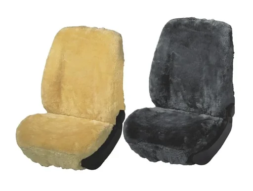"Autositzbezug Lammfell, Farbe anthrazit - 1 Stück image"