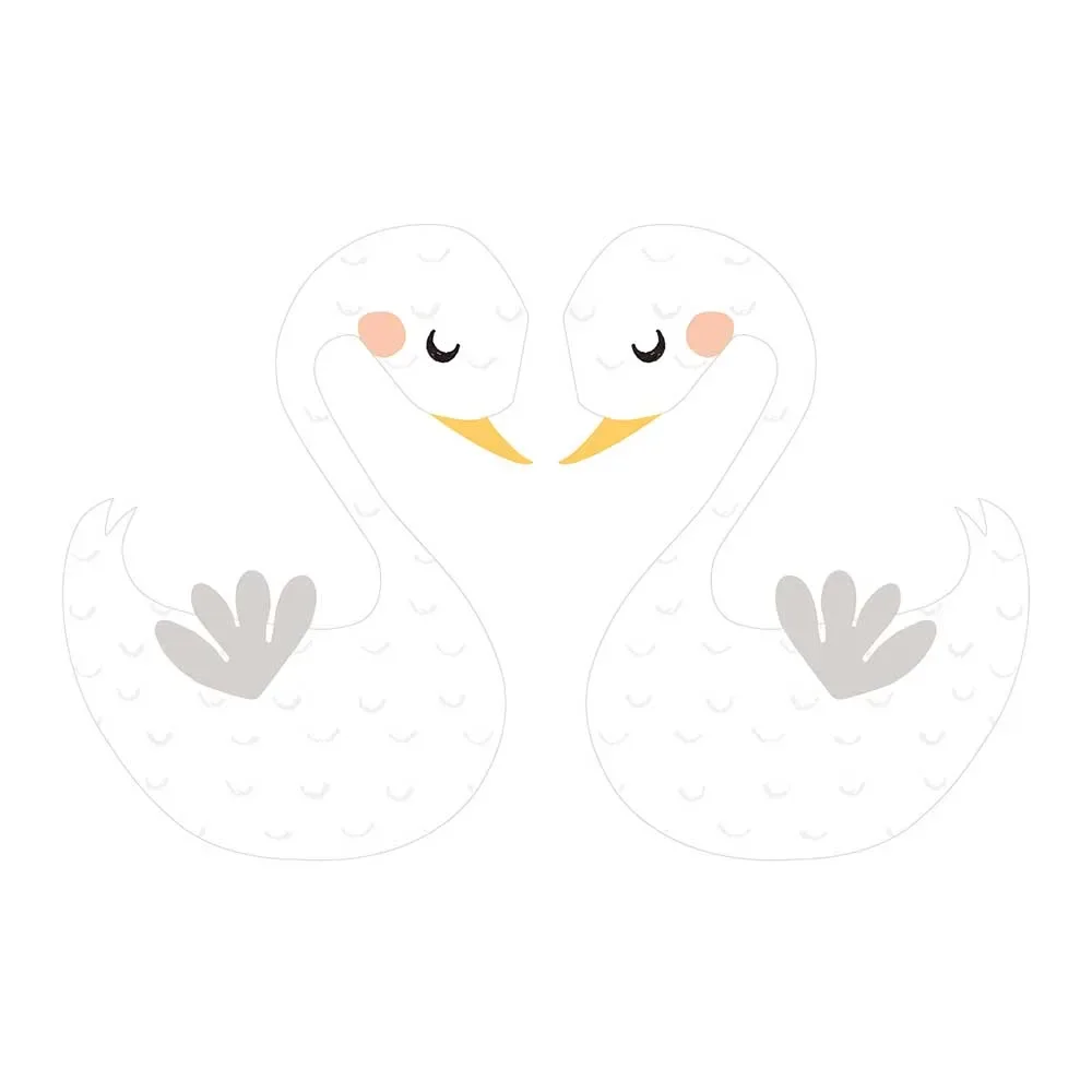 "Lilipinso Wandsticker XL Schwanenpaar image"