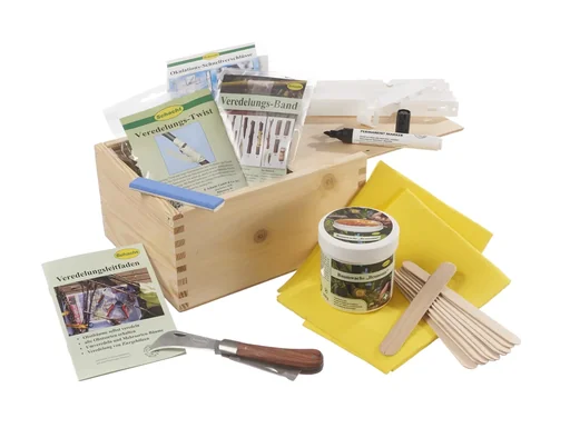 "Veredelungs-Komplett-Set in einer Holz-Box image"