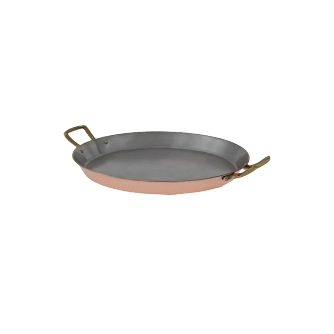 "Paellapfanne, Kupferpfanne für Paella - aus Kupfer und Zinn, 40cm image"