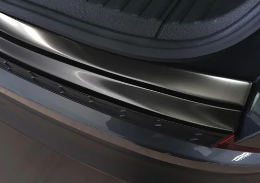 "Ladekantenschutz Edelstahl für Skoda Kodiaq Crossover - graphite / black, Baujahr 2016> image"