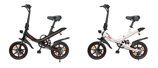 "Unisex Mini E-Faltrad, 14 Zoll, schwarz, Didi City, Automatik image"