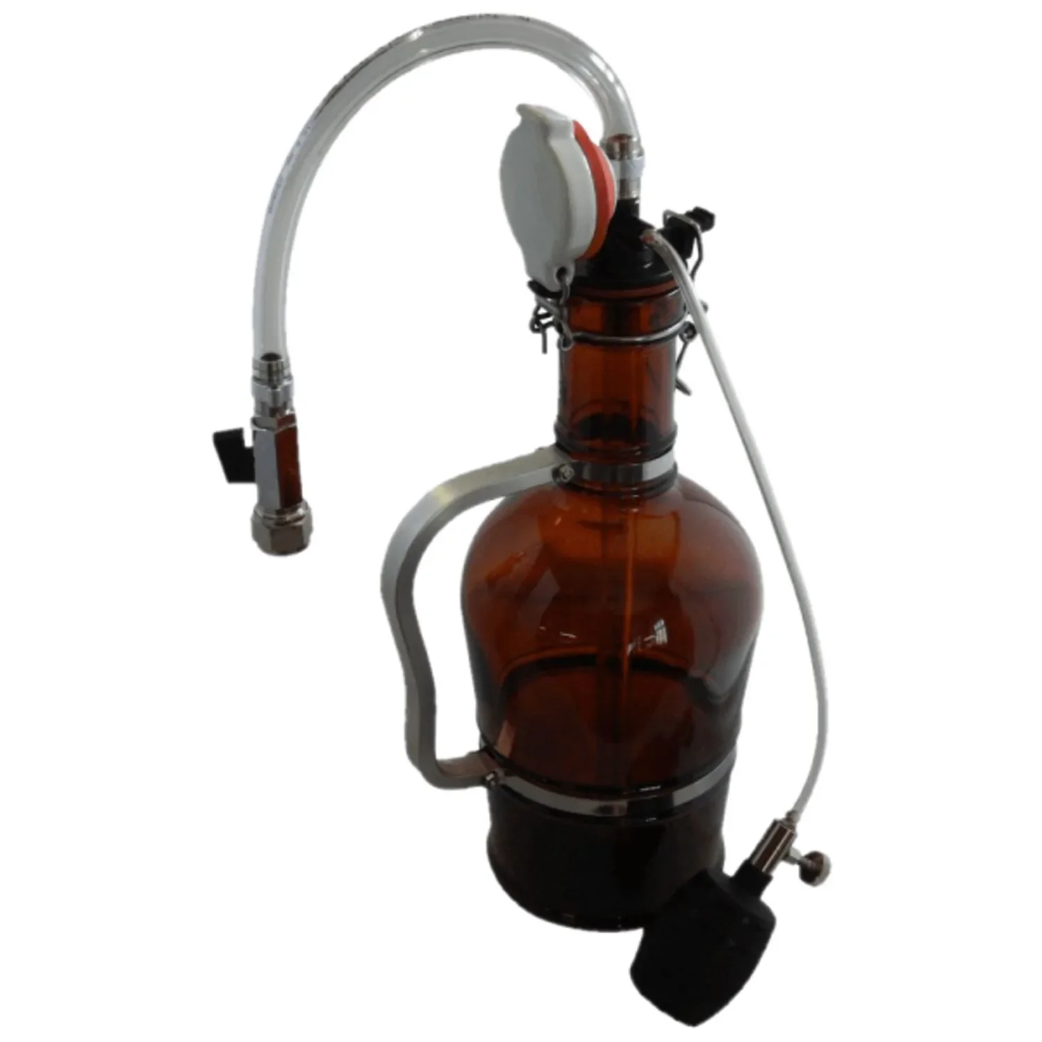 Biersiphon, Siphonfüller Füllgerät mit Luftvorspannung - Für perfekten Biergenus