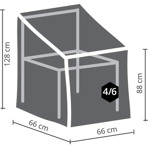 "schutzhülle für stapelsessel image"