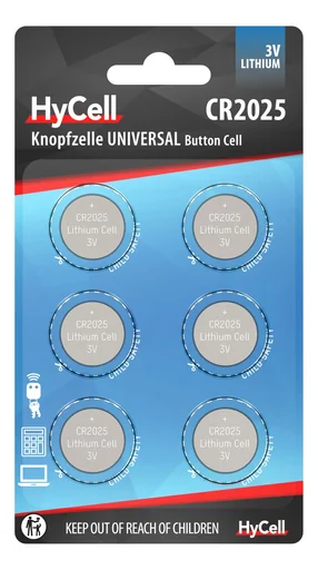 "Lithium Knopfzellen CR2025 image"