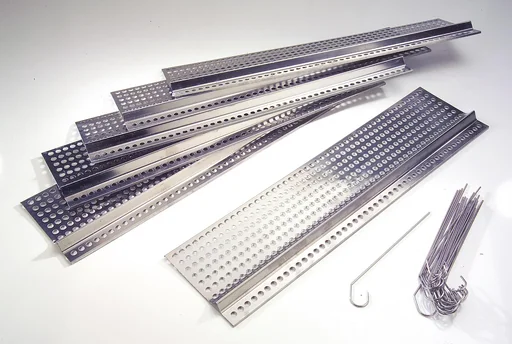 "Edelstahl Dachrinnenschutz 6 Platten je 50 cm Länge/ 12,5 cm Tiefe image"
