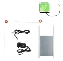 Automatische Hühnertür, Komplett-Set inklusive Schiebetür 30 x 40cm
