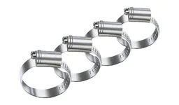 Schlauchschellen-Set 4-teilig, verzinkt 10-16 mm
