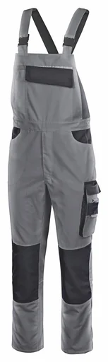 "Latzhose EXTREME, grau-schwarz, Gr. S image"