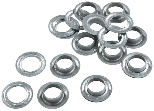 "Ösen mit Scheiben, 18 mm, verzinkt, 10 Stück, zu 480095 Ösenzange XXL image"