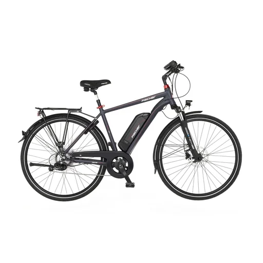 "Herren E-Bike Trekking, 28 Zoll, Rahmengröße 50 cm, 8-Gang Kettenschaltung, anthrazit matt, VIATOR 2.0 image"