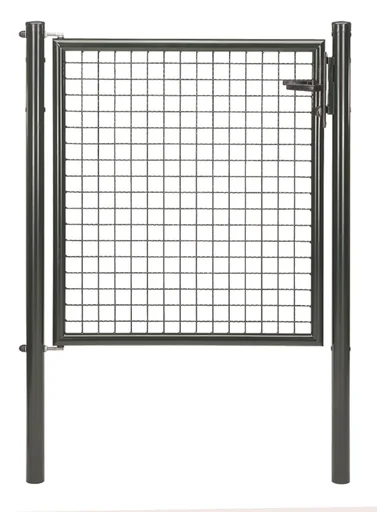 "Wellengitter-Einzeltor , anthrazit-metallic, Breite 125 cm, Höhe 125 cm image"