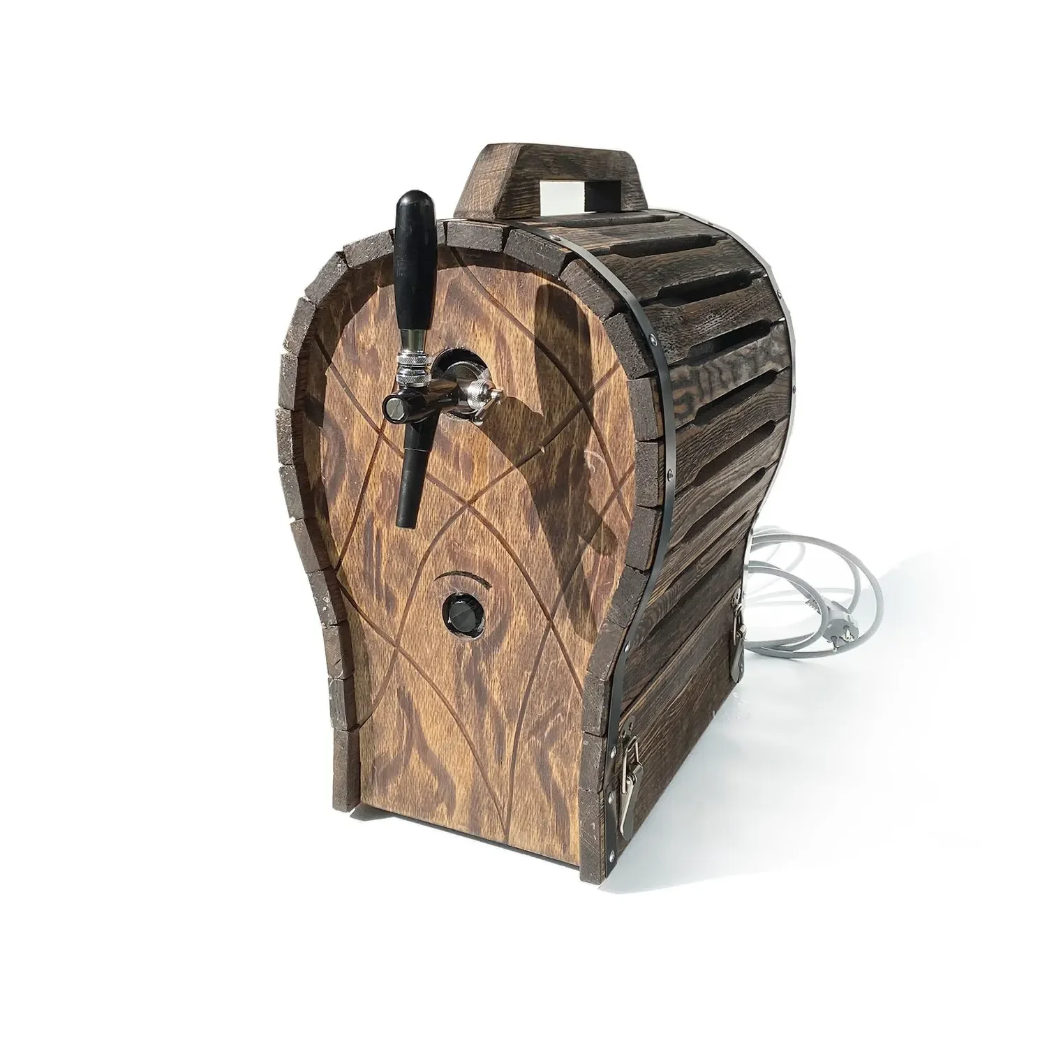 "Holzfass für Zapfanlage, Bierzapfanlage JET 30, 380x580x580mm image"
