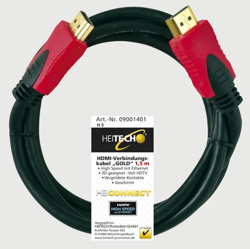 "HDMI Verbindungskabel "Gold", 5m image"