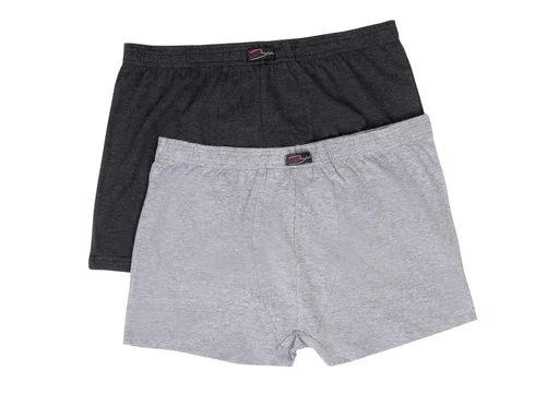 "Retroshorts im 2er Set, hellgrau/dunkelgrau, Gr.8 image"