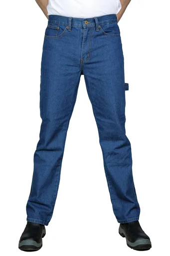 "Arbeitsjeans aus strapazierfähigem Denim, Farbe blau, Gr. 53 image"