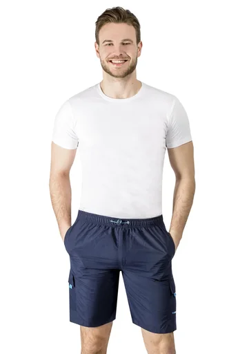 "Cargoshort mit Gummizug, Farbe marine, Gr.M image"