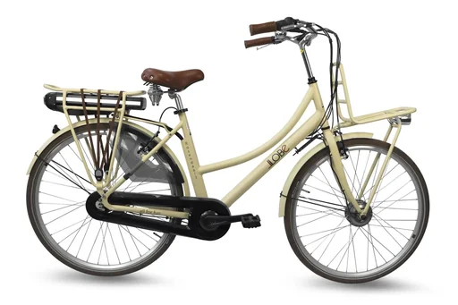 "Damen City E-Bike, 28 Zoll, Rahmenhöhe 50 cm, 7-Gang Nabenschaltung, beige Rosendaal 3 Lady, 13Ah image"