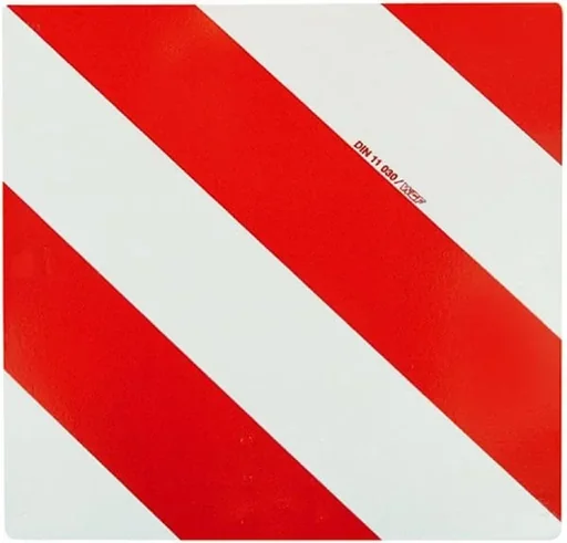 "Warntafel, 423 x 423 mm, linksabweisend image"