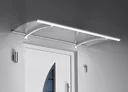 Pultvordach mit LED-Technik, 1500 x 900 x 220 mm, Edelstahl