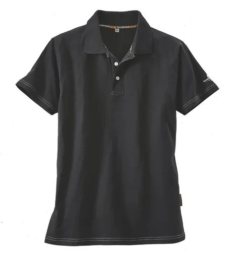 "Poloshirt mit Aufdruck, Farbe schwarz, Gr.L image"