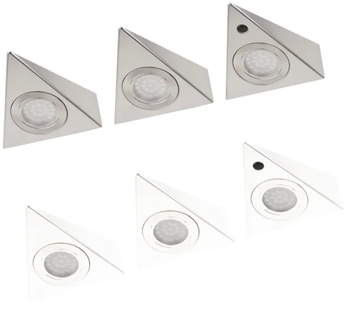 "LED Unterbauleuchten in weiß mit Bewegungssensor - 3 Stück image"