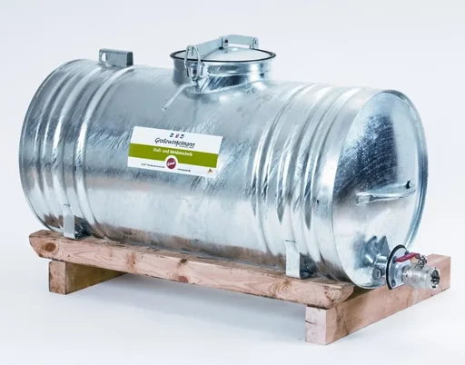 "Wasserfass, 400 l mit Holzkufen image"