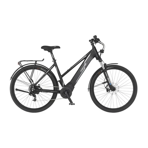 "Damen E-Bike ATB, 27,5 Zoll, Rahmengröße 49cm, 10-Gang Kettenschaltung, schwarz matt, TERRA 5.0i image"
