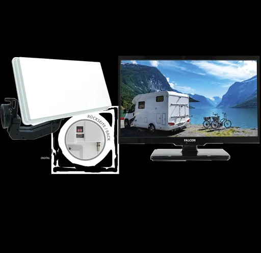 "TV Camping Traveller Kit II, inkl. 19 Zoll LED-TV image"