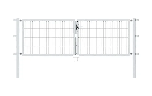 "Doppeltor Flexo mit Zubehör, feuerverzinkt, Breite 250 cm, Höhe 100 cm, PF: 60x60 cm image"