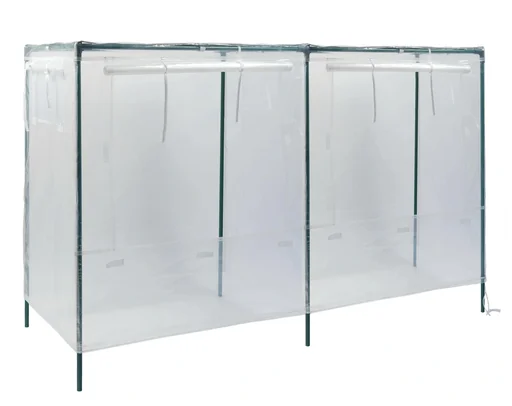 "Hochbeetabdeckung eckig L, 158 x 55 x 105 cm, Anbauhöhe: 80-90 cm image"