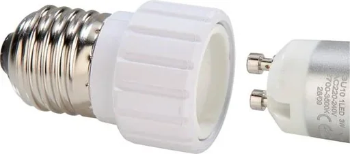 "Adapter E27 auf GU10 Sockel, 3 Stück image"