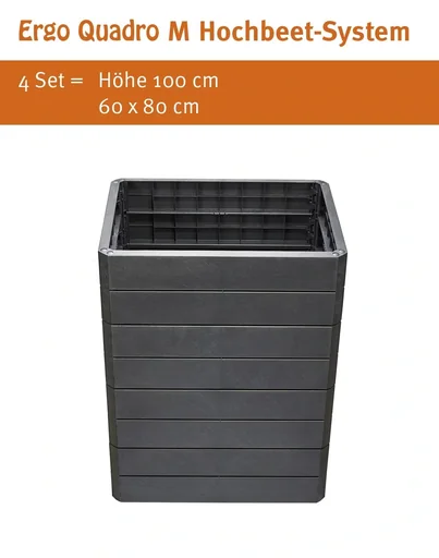 "Hochbeet-System Stone "Ergo Quadro", Größe M image"