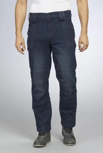 "Arbeitsjeans mit Stretch, Farbe jeansblau, Gr.52 image"