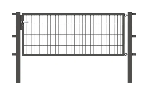"Einzeltor Flexo mit Zubehör, anthrazit/ Breite 200 cm, Höhe 140 cm image"