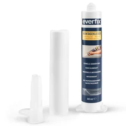 Mounting adhesive, white, 80 ml