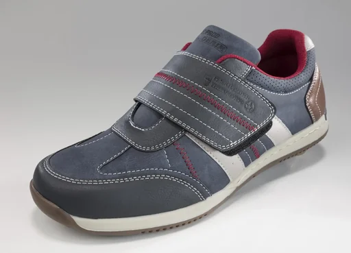 "Slipper mit Klettverschluß, Farbe marine, Gr.43 image"