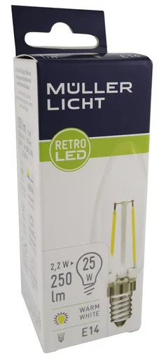"Glas Retro LED Reflektorlampe mit 5 Watt, GU10, 230V, warmweiß image"