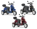 3-Rad E-Mobil Modena 25 km/h - rot - Neue Roller-Optik mit dem Komfort eines Elektromobils