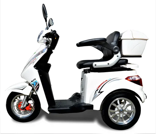 "Senioren Roller weiß - 30 Ah Li-Io Akku - 25 km/h - Seniorenmobil image"