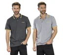 Poloshirt, Farbe silber/melange, Gr.L