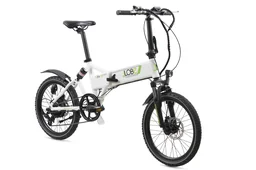 Alu E-Bike Faltrad 20 Zoll, Rahmenhöhe 37 cm, 7-Gang Kettenschaltung, weiß „City