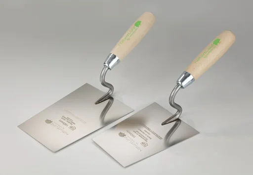 Maurerkelle, S-Hals, 160mm, Rostfrei, Heft Naturholz