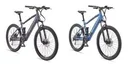 Unisex Alu MTB E-Bike, 27,5 Zoll, 24-Gang Kettenschaltung, grau, Aufsteiger M935 Fully