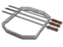 ChurrascoBBQ - Set für Smokin Pizzaring: 67 cm für südamerikanisches Spießgrillen