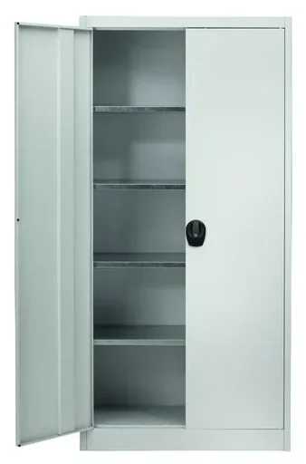 "Flügeltürenschrank "Klassik", Tür und Korpus in Lichtgrau image"