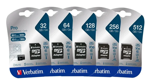 "128GB microSDXC Speicherkarte mit SD Karten-Adapter, U3, UHS-I image"